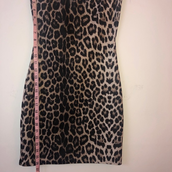 Leopard Strapless Tube Mini Dress - XS - Picture 10 of 12